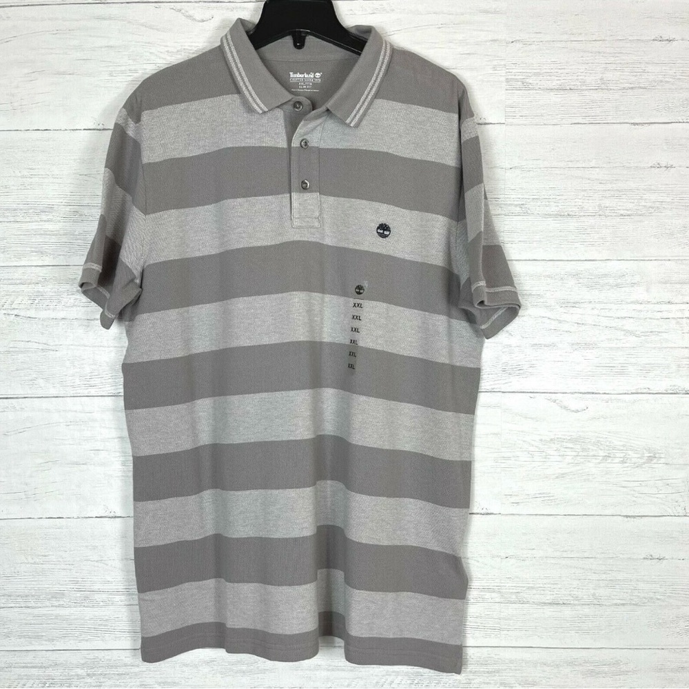 Timberland Men's Striped Polo Shirt